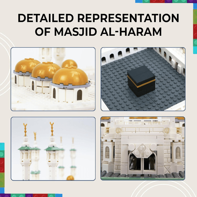 Great Mosque of Mecca (Masjid Al-Haram) building block kit (2274pcs)