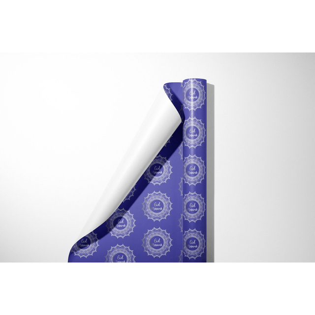 Eid Wrapping paper - Silver Purple (50x70cm)