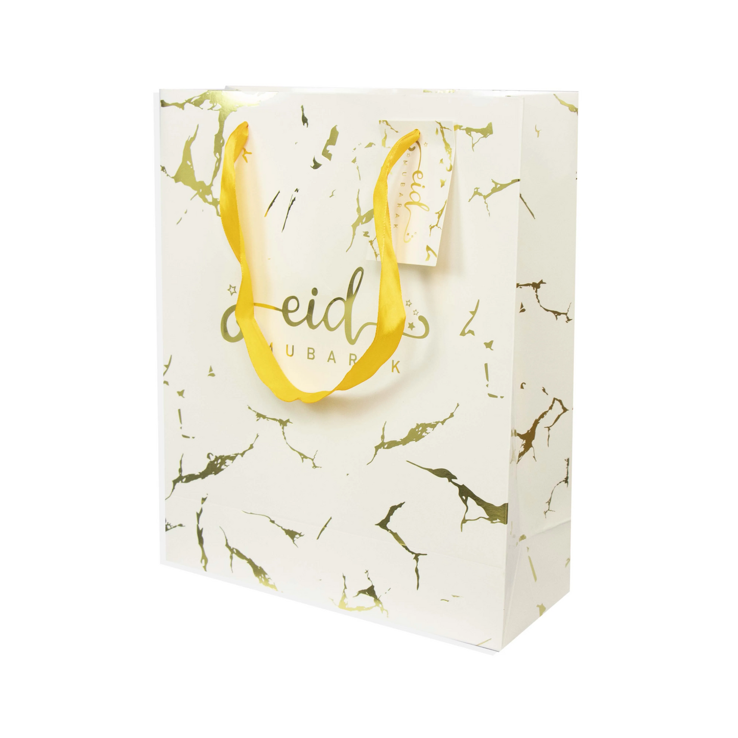 Eid Gift Bag - White Marble