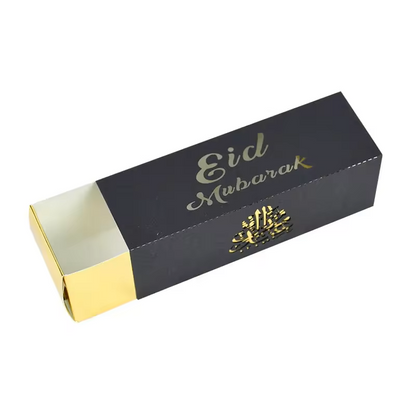 5 pcs Eid Gift Box - Large - Black & Gold