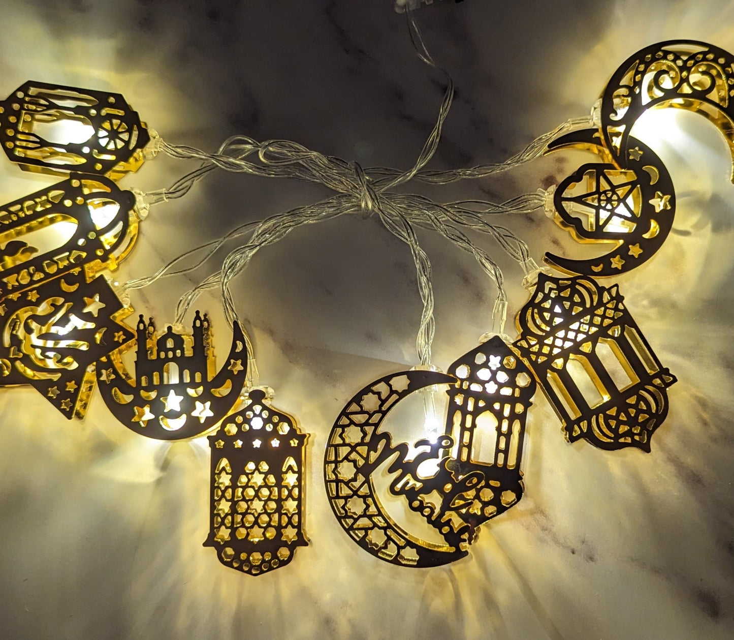 Metal Eid Mixed LED Lights