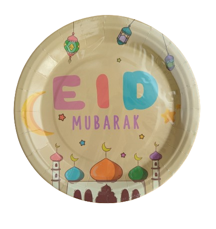 Eid Plates - Kids Design - Pack of 10