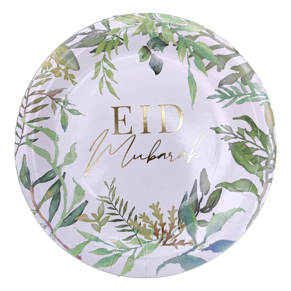 Eid Mubarak Partyware - Paper Plates